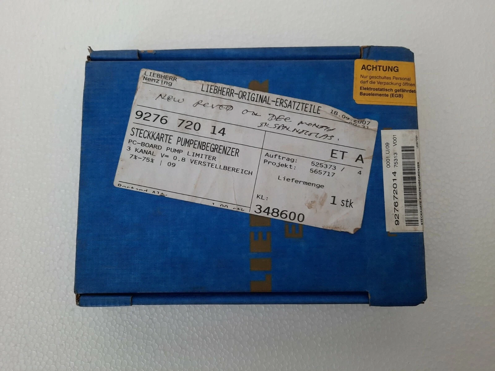 Liebherr 9276 720 14 Deck Crane PCB / 927672014 *New*